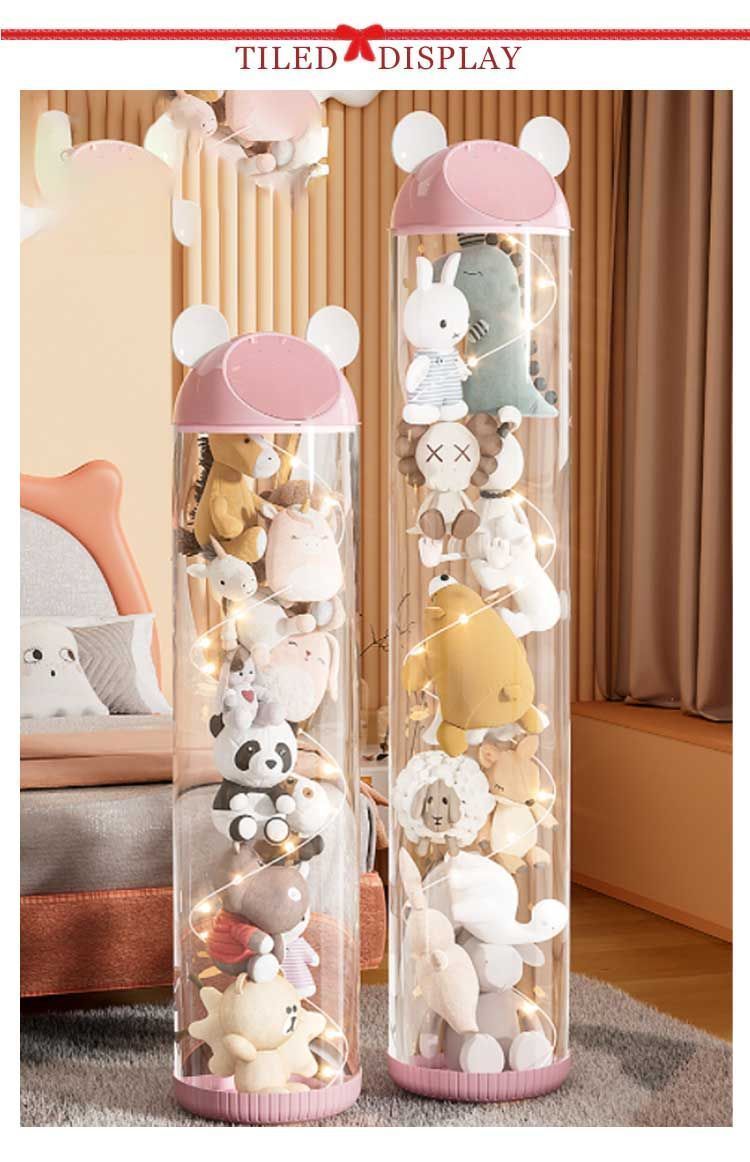 ぬいぐるみ収納ボックス 筒 収納 ぬいぐるみ収納ボックス 収納