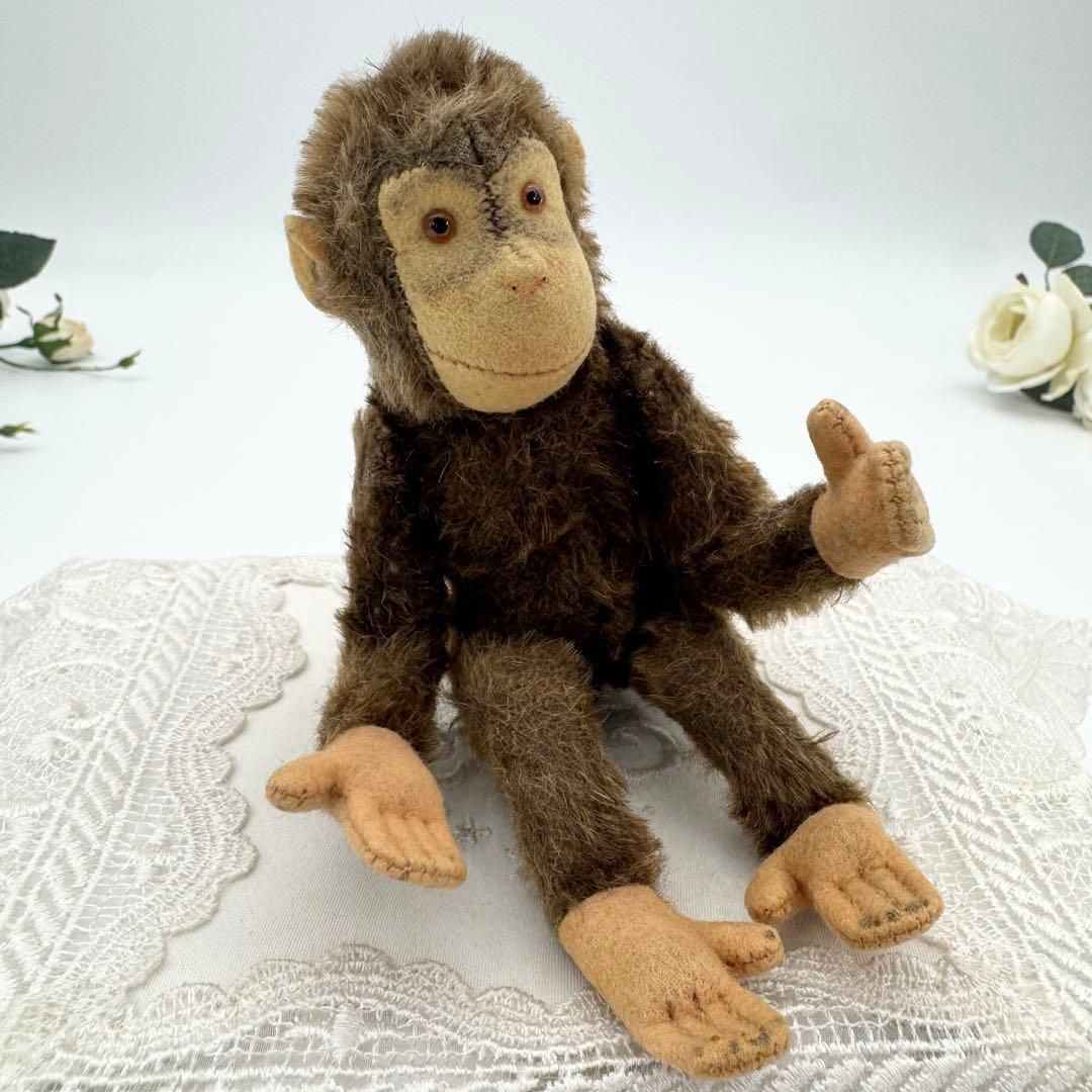 steiff ヌイグルミ チンパンジー 猿 ドイツ シュタイフ steiff