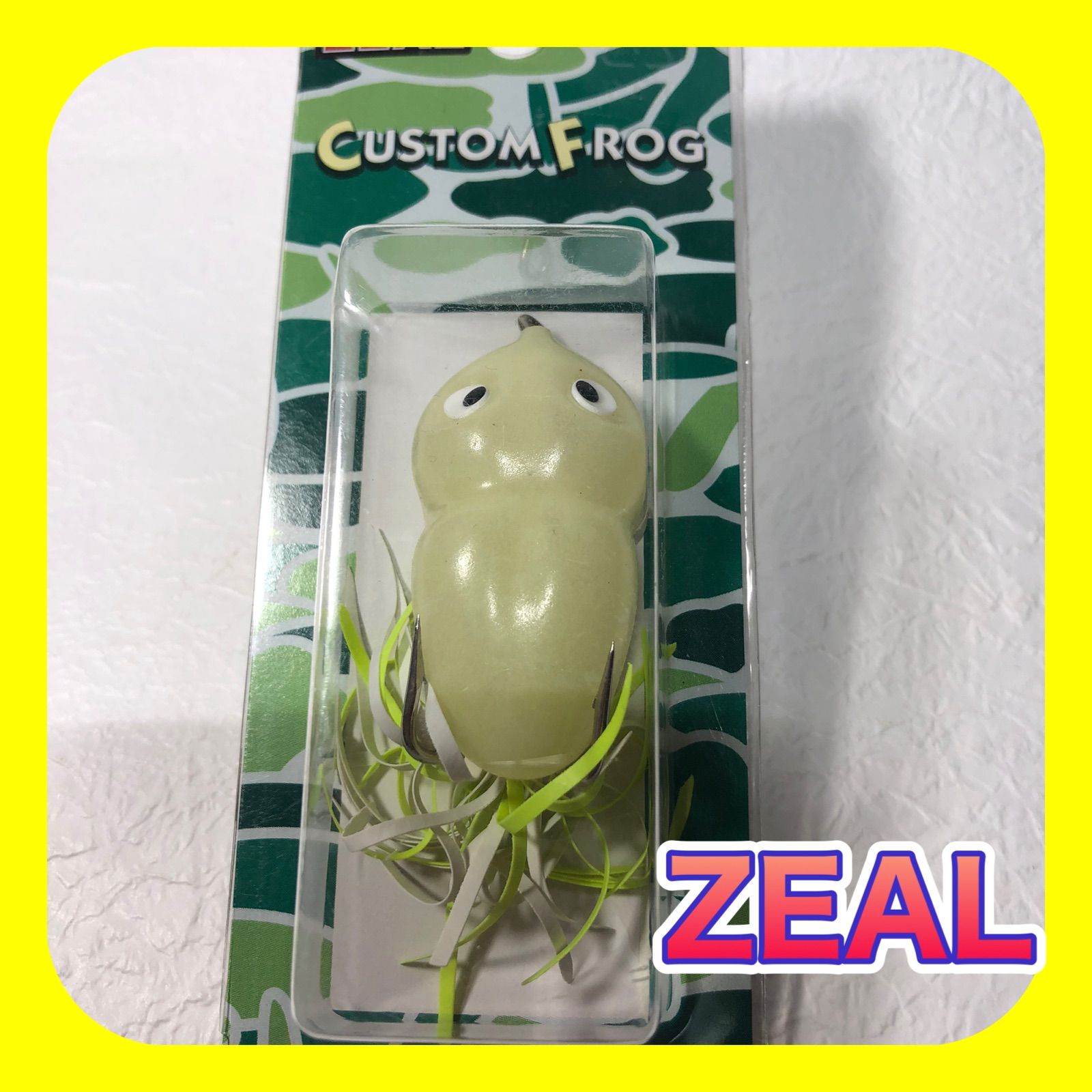 ◆【ZEAL】oldズイールwood！超激レア！すけきよ真っ黒くろ助？グラスアイ! GAILY WITCH 5／8oz oz.CLASSウッドモデル！ゲイリーウィッチ ズイール カスタムフロッグ ZEAL すけきよ - メルカリ