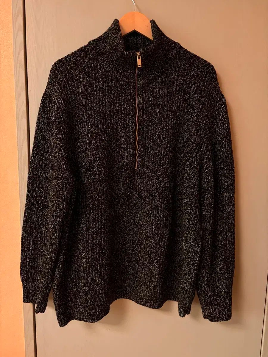 COS ニット セーター HALF-ZIP WOOL-BLEND JUMPER ハーフジップウール