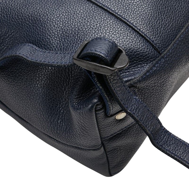 LONGCHAMP ネイビー レザー リュック ロンシャン LONGCHAMP リュック バックパック プリアージュ