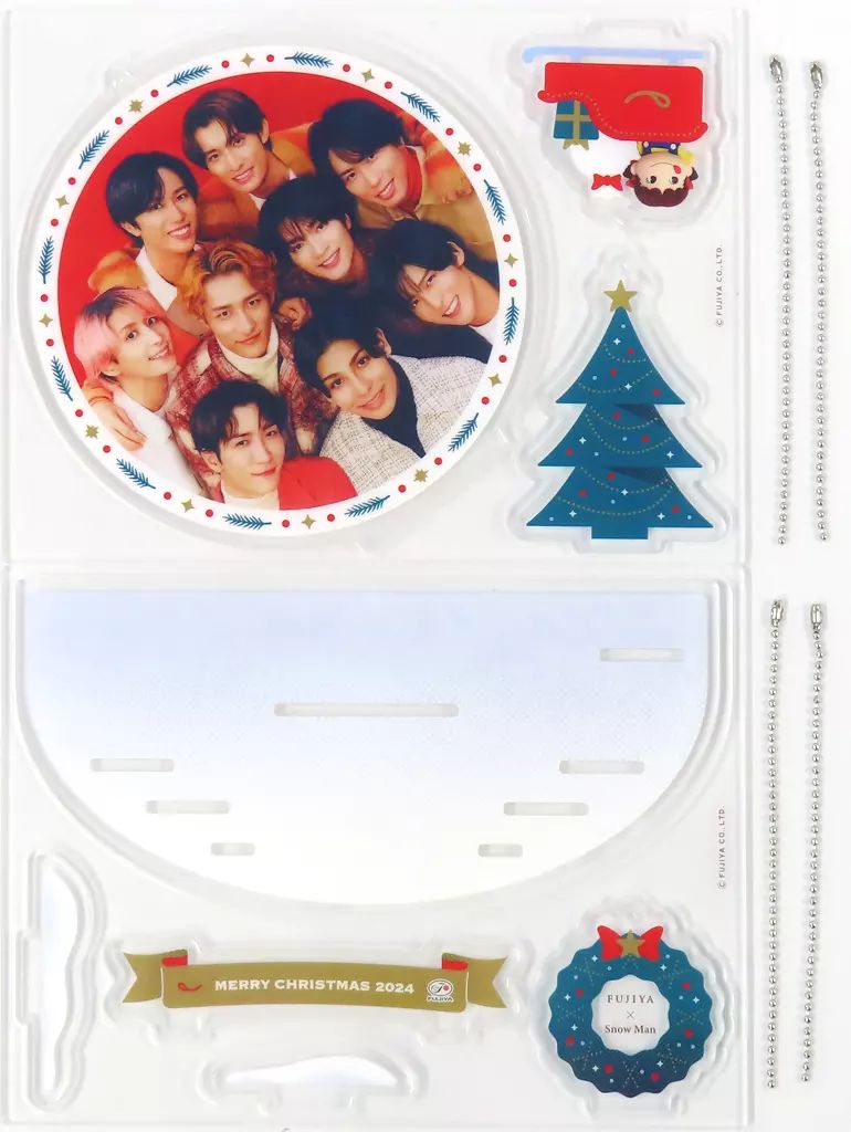 中古】アクリルスタンド・アクリルパネル Snow Man クリスマス