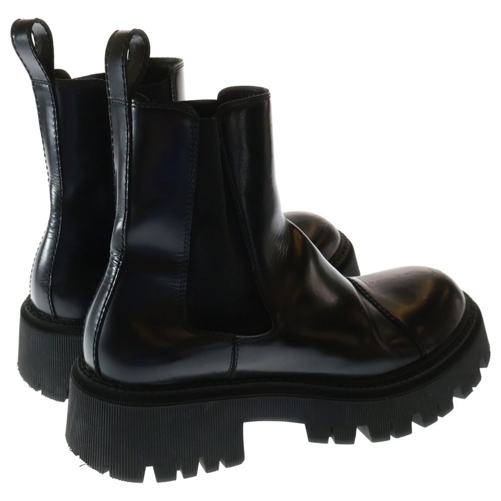 レザー サイドゴア