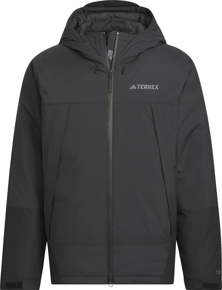 アディダス adidas アウトドア COLD.RDY ミッドウェイト グースダウンジャケット メンズ ウェア アウター ダウンジャケット ダウン 防寒 寒さ対策 ジャケット 防風 保温性 フード FAA42 IL8958 ブラック|オニックス