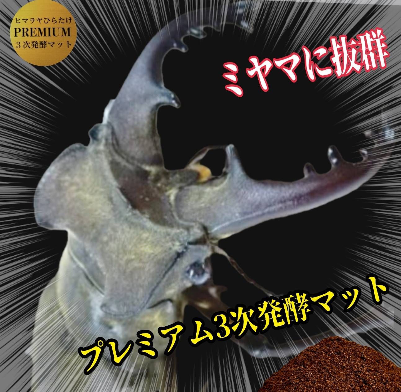 ヒラタクワガタに抜群