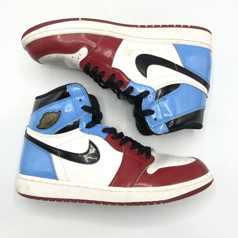 【中古】NIKE AIR JORDAN 1 RETRO HIGH OG FEARLESS スニーカー 26.5cm CK5666-100 ナイキ[10]