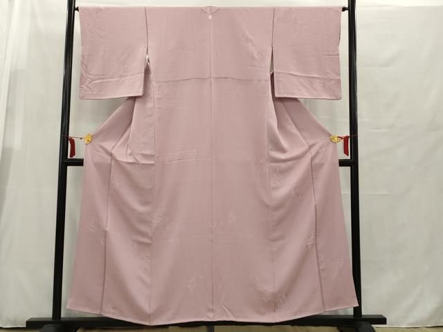 平和屋着物□上質な色無地 霞地紋 秘色色 正絹 逸品 CAAO8242ut