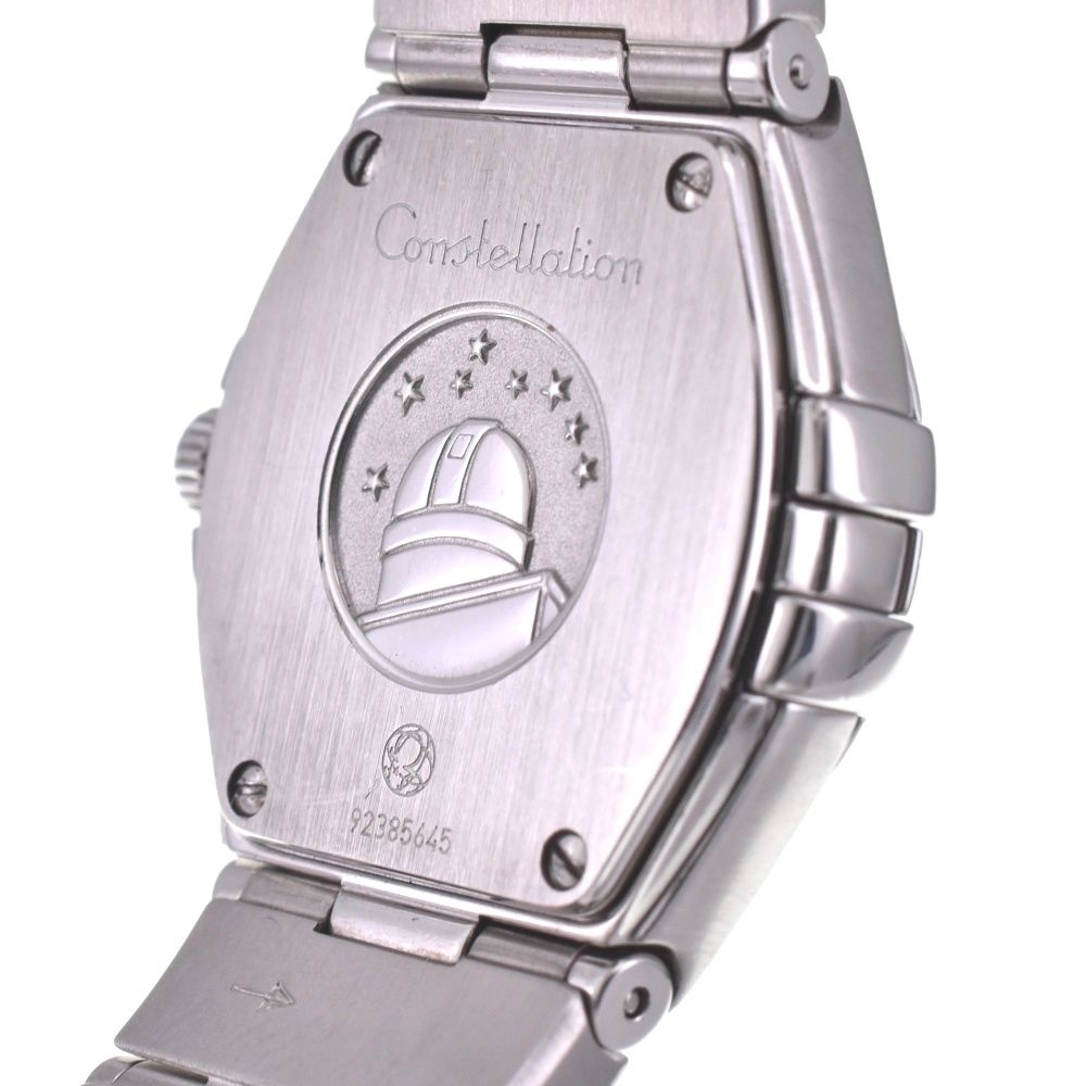 低価即納(美品)オメガ コンステレーション ブラッシュ 12Pダイヤ クォーツ レディース 腕時計 123.10.24.60.55.001 ギャラティカードあり コンステレーション
