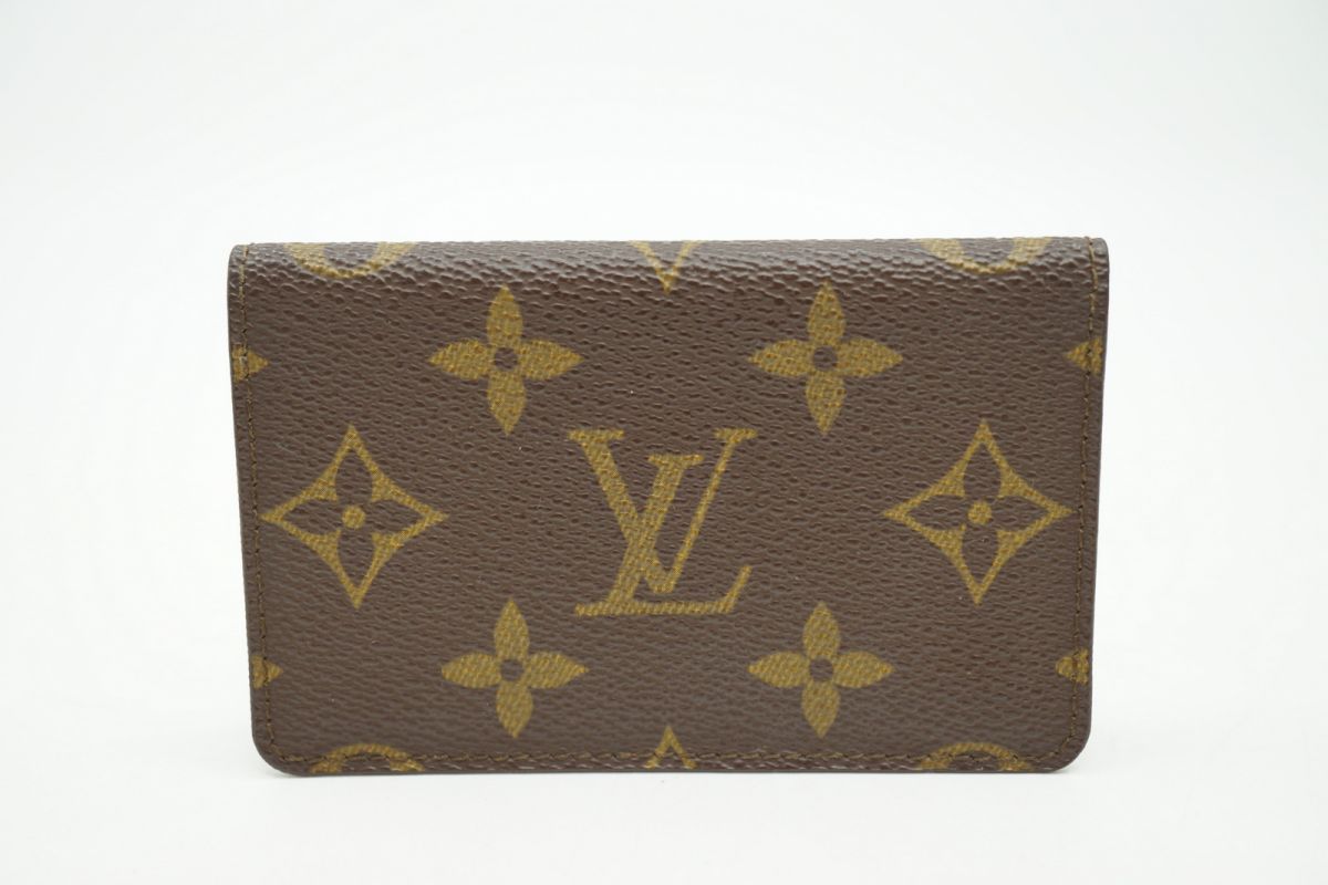 Louis Vuitton モノグラム 名刺入れ ブラウン　中古品 ルイヴィトン名刺入れ 14145 ブラウン ユニセックス モノグラム