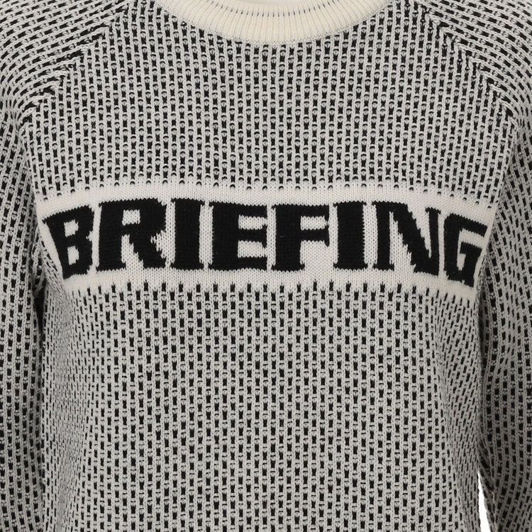 24FW新作】【新作】BRIEFING ブリーフィング BRG243W27 WOMEN'S MERINO WOOL LOGO CREWNECK  KNIT 定価¥37,400 レディース ゴルフ ゴルフウェア ニット - メルカリ