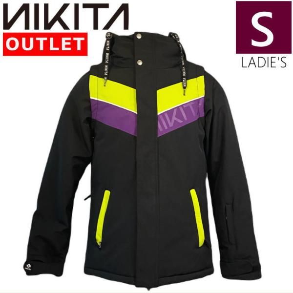 OUTLET】 NIKITA BOX INS RETRO JKT カラー:BLACK Sサイズ レディース