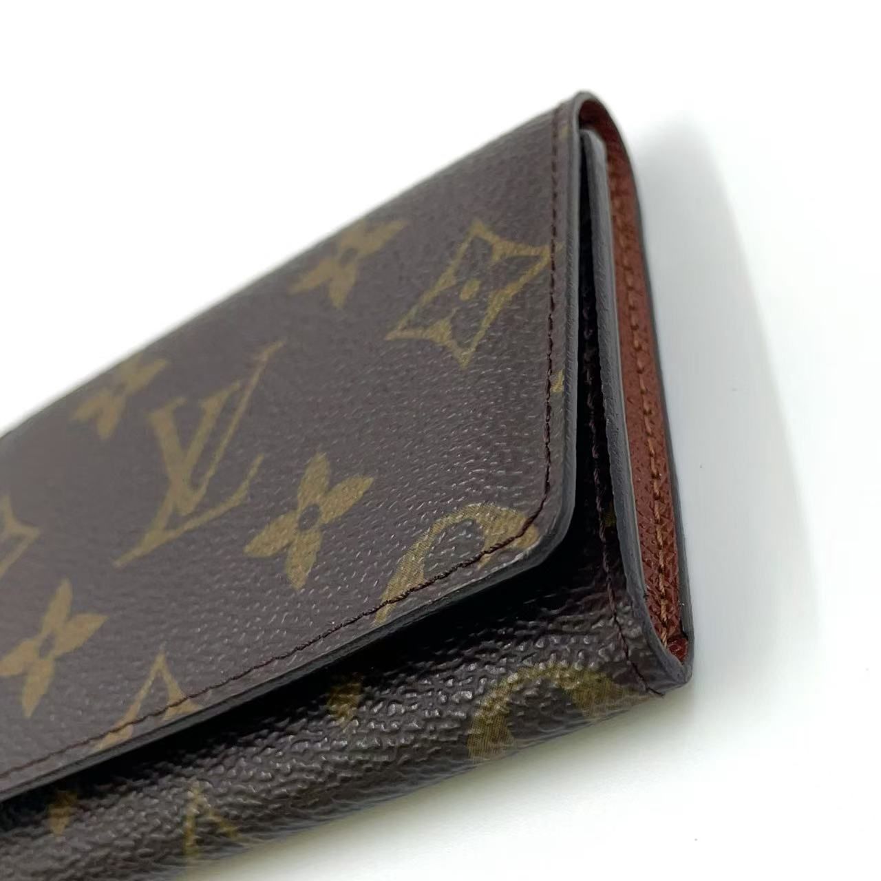 LOUIS VUITTON / アンヴェロップ・カルトドゥヴィジット_モノグラム・キャンバス_BRW/レザー/BRW/メンズ LOUIS VUITTON◇アンヴェロップ・カルトドゥヴィジット_モノグラム