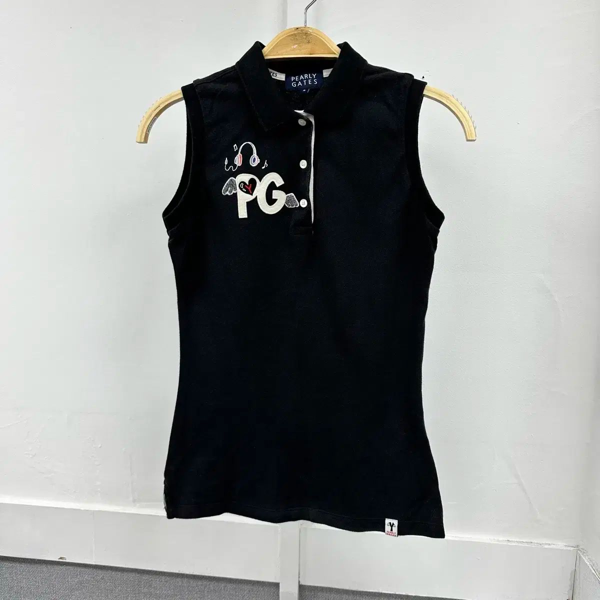 美品】パーリーゲイツ ノースリーブ ポロシャツ レディース サイズ00