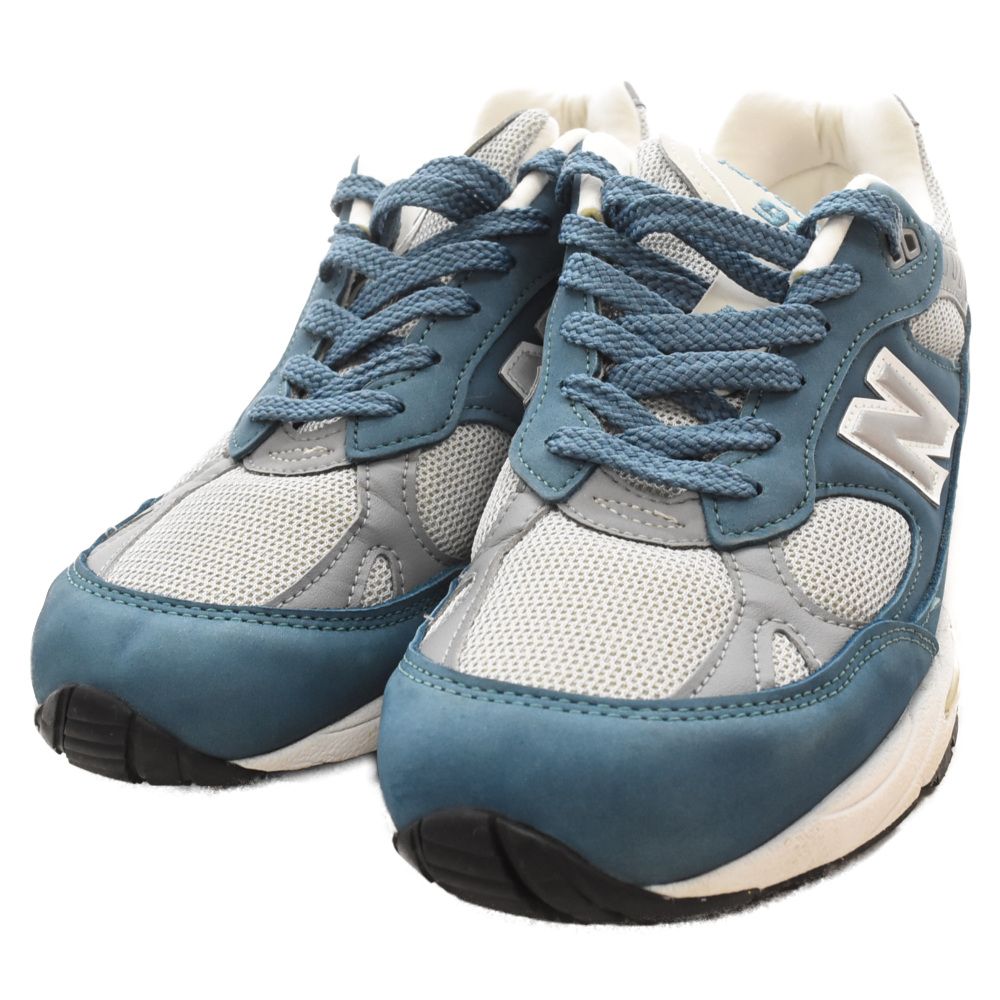 New Balance (ニューバランス) UK製 991 ローカットスニーカー ブルー UK7 1/2 M991BSG - メルカリ