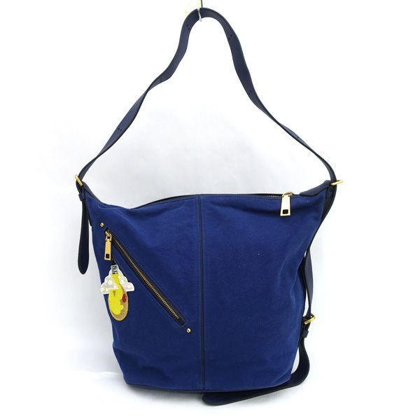 希少　マークジェイコプス　ショルダーバッグ　ワッペン　総柄　キャンバス MARC JACOBS / マークジェイコブス ◇CANVAS PUTCH WORK AG