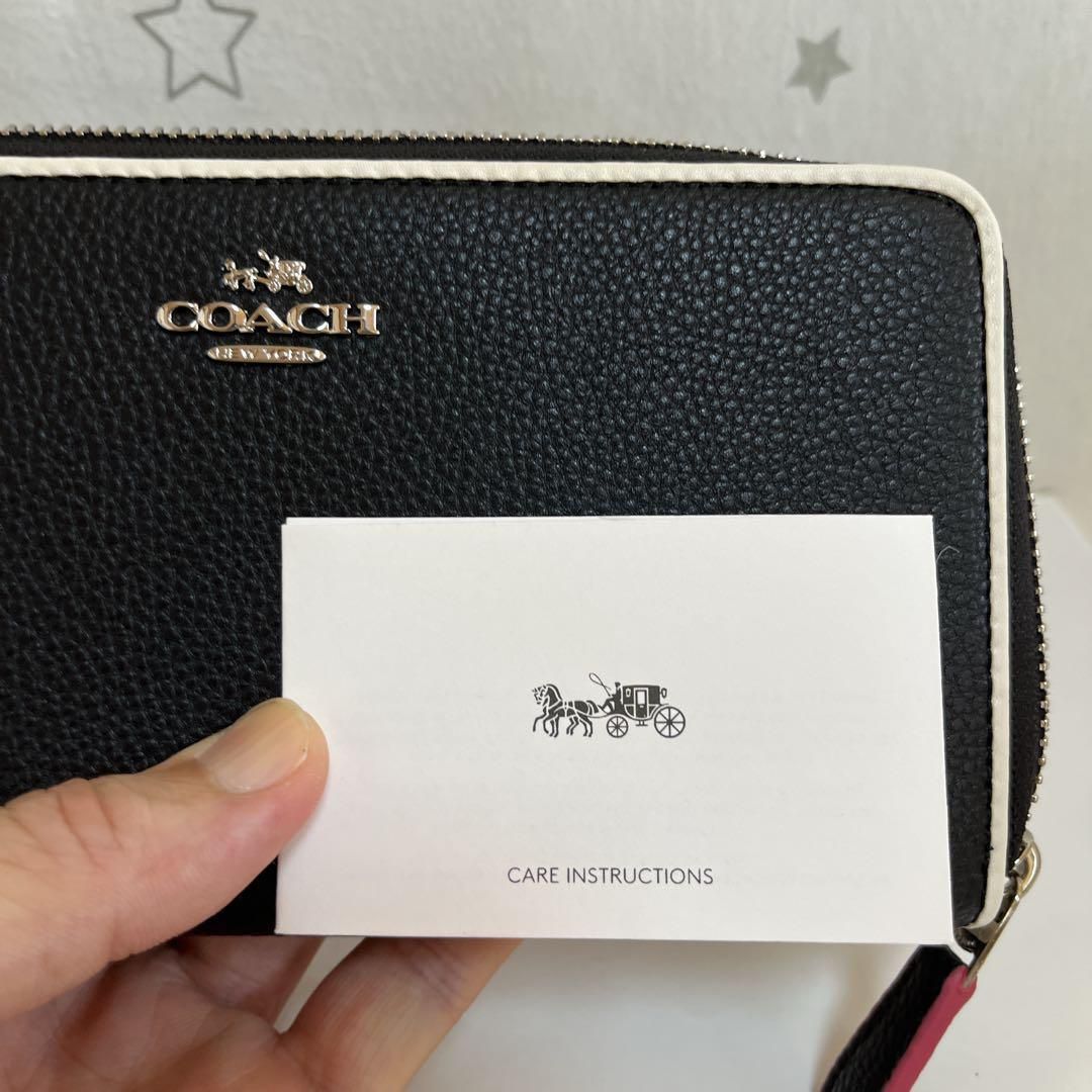 パネル ニューアートフレーム ナチュラル [コーチ] COACH 財布 (長財布