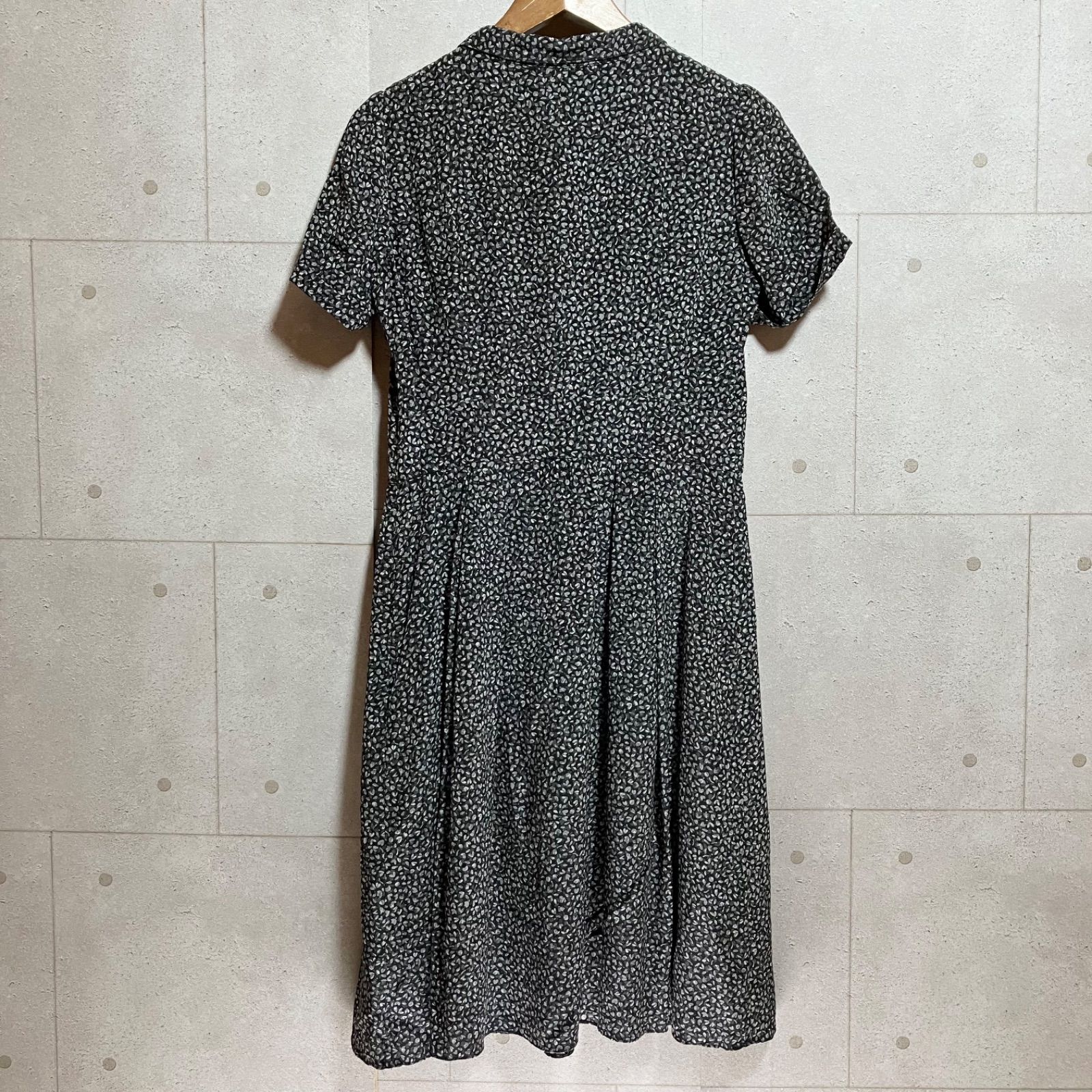 BURBERRY LONDON バーバリーロンドン シルク ドレス ワンピース 半袖