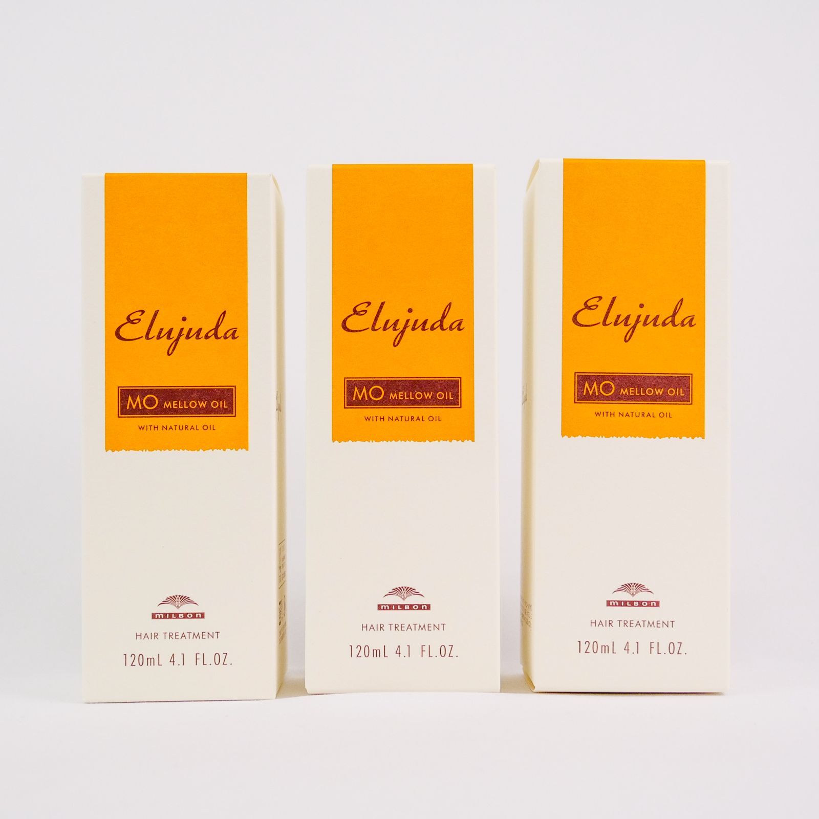 定番，限定SALE 3本セット ミルボン エルジューダMO 120ml トリートメント