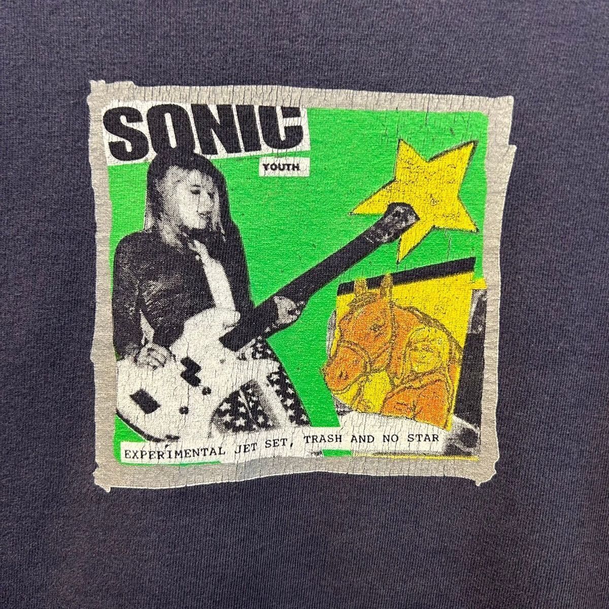 90s ビンテージ ソニックユース 両面プリント バンド Tシャツ L