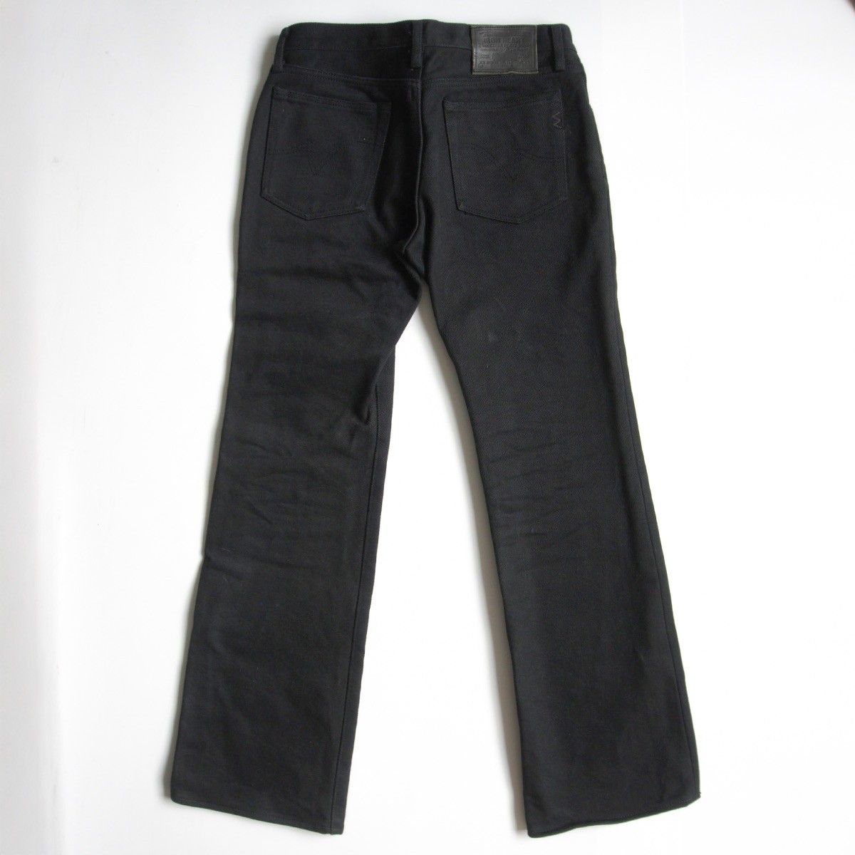 雰囲気抜群】IRON HEART【9461 黒鎧 極厚 21oz ブーツカット ブラック 