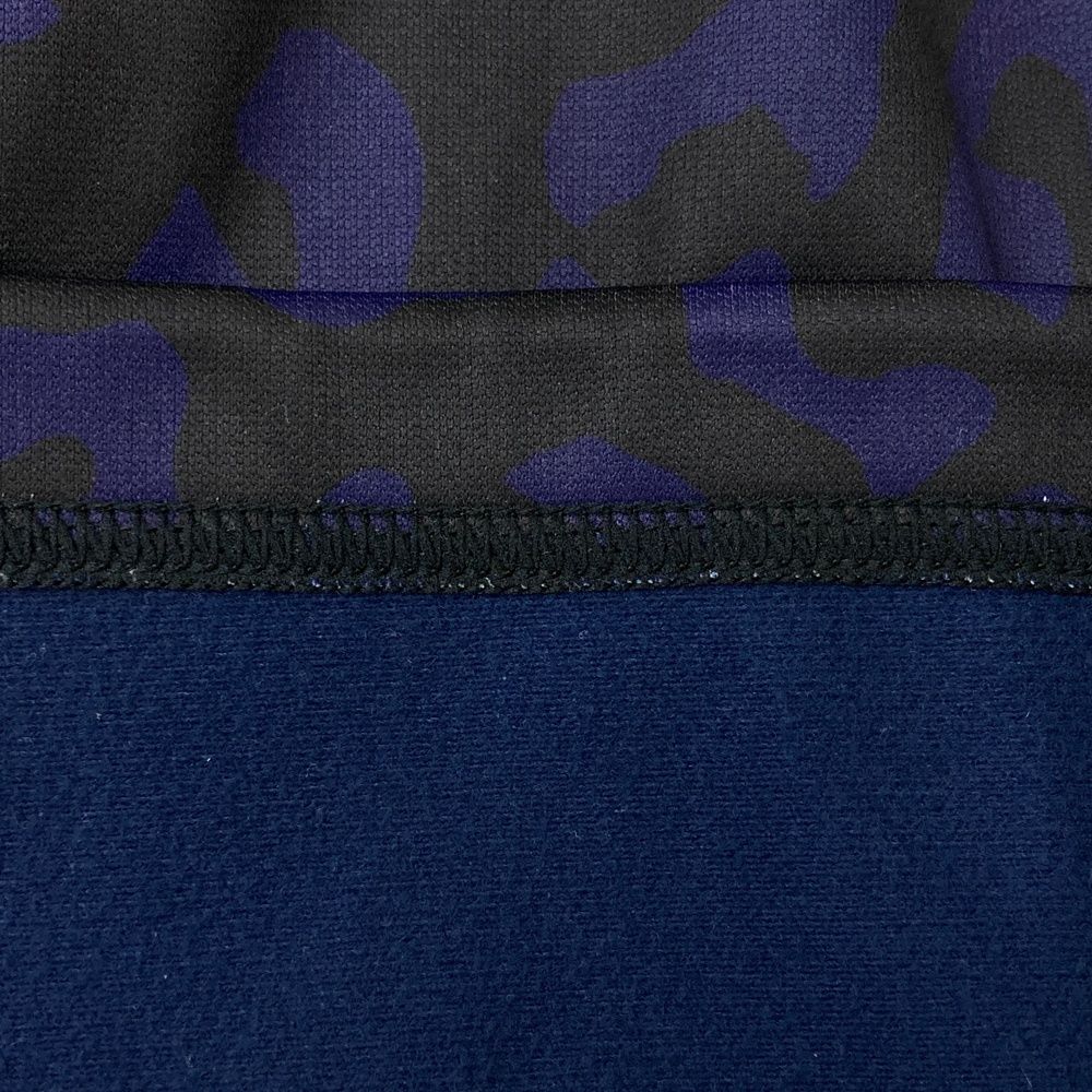 裏起毛スカート ロゴ×レオパード柄