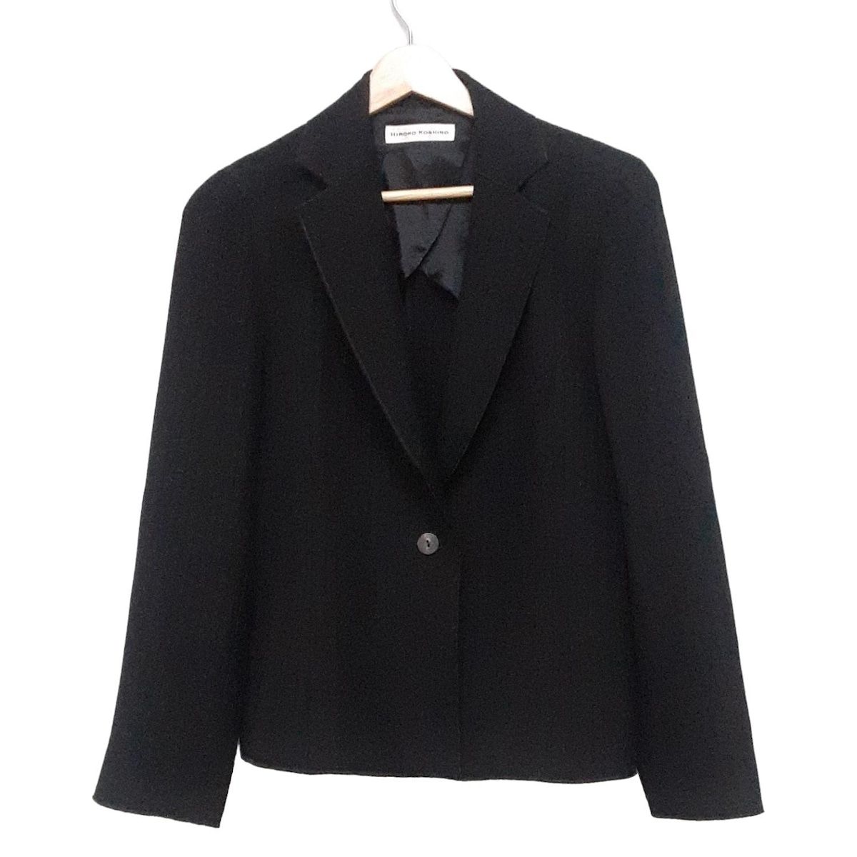 美品　AMANTE ジャケット　レディース　サイズ40 ブラック ◇ ELLE エル ジャケット サイズ40 ブラック レディース