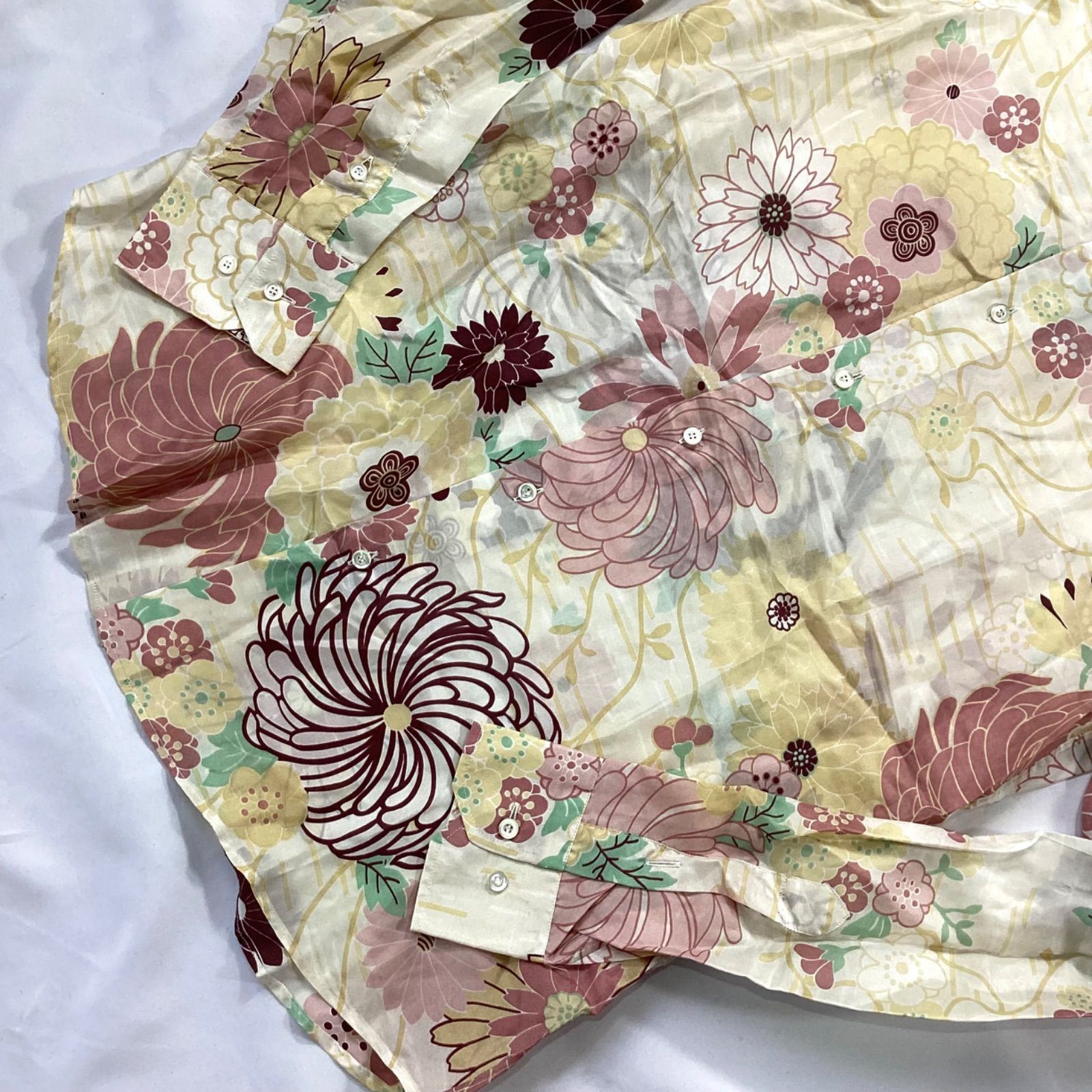 【VALENTINO 】ヴァレンティノ 花柄 ジャガードトップス ※着画あり 美品✨ヴィンテージ ヴァレンティノ 刺繍 花柄 ジャガード