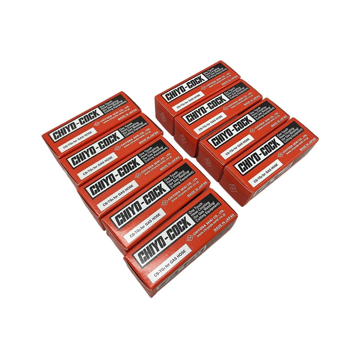 千代田精機 CS-TG4 ガスホース用 9個セット ワンタッチ ホース継手 チヨコック CHIYODA SEIKI ♥ W10547376