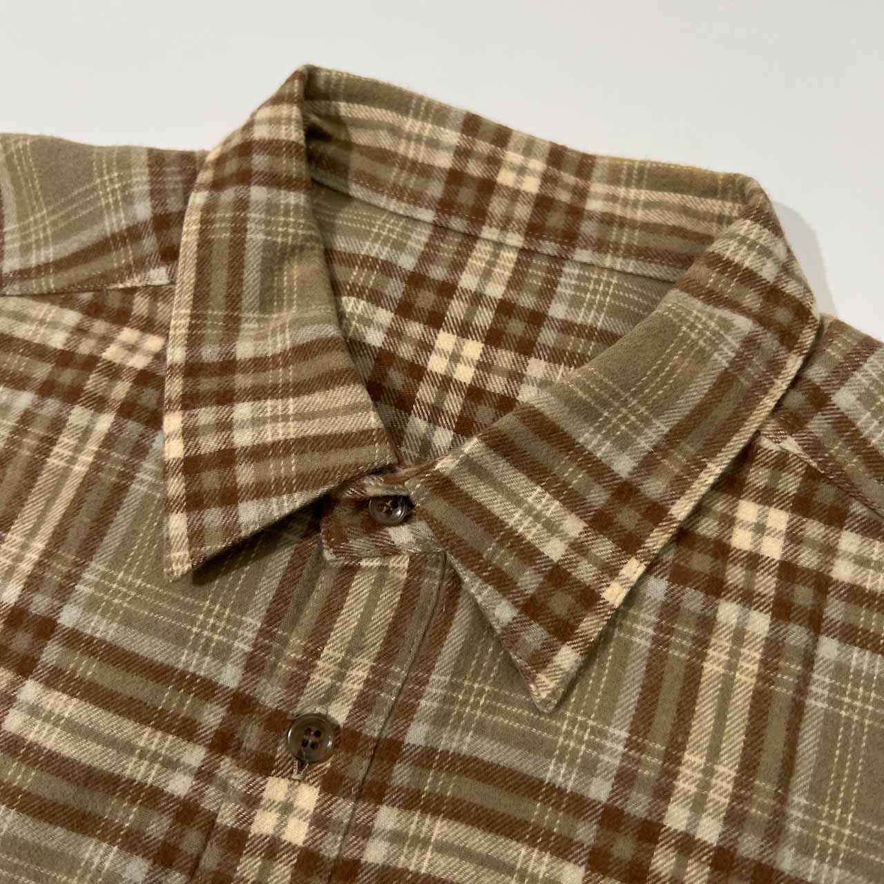 パパス GP PAPAS 長袖ネルシャツ PAPAS #anc パパス Papas 長袖シャツ ボタンダウン ネルシャツ