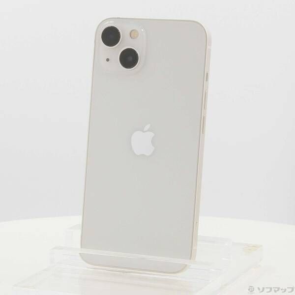 中古品〕 iPhone13 128GB スターライト MLND3J/A SIMフリー【348】 中古品〕 iPhone13 128GB スターライト MLND3J/A SIMフリー【348】