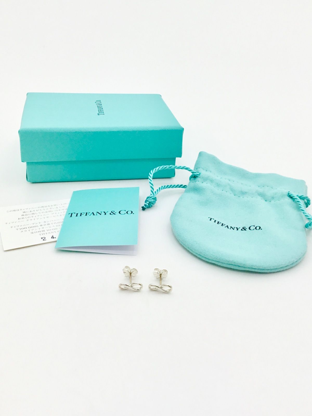 中古美品】現行品 ティファニー TIFFANY &Co. インフィニティ ピアス シルバー 925 オンライン限定 ブランドアクセサリー レディース  専用箱あり 両耳 スタッドタイプ キャッチ式ピアス - メルカリ