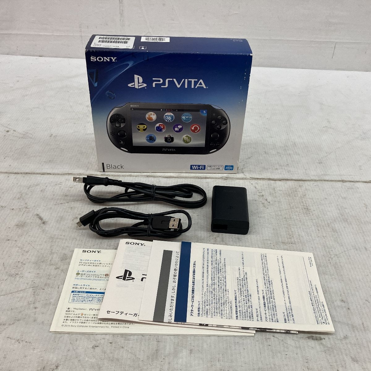 SONY ソニー PS VITA PCH-2000 ゲーム機 Wi-Fiモデル ブラック