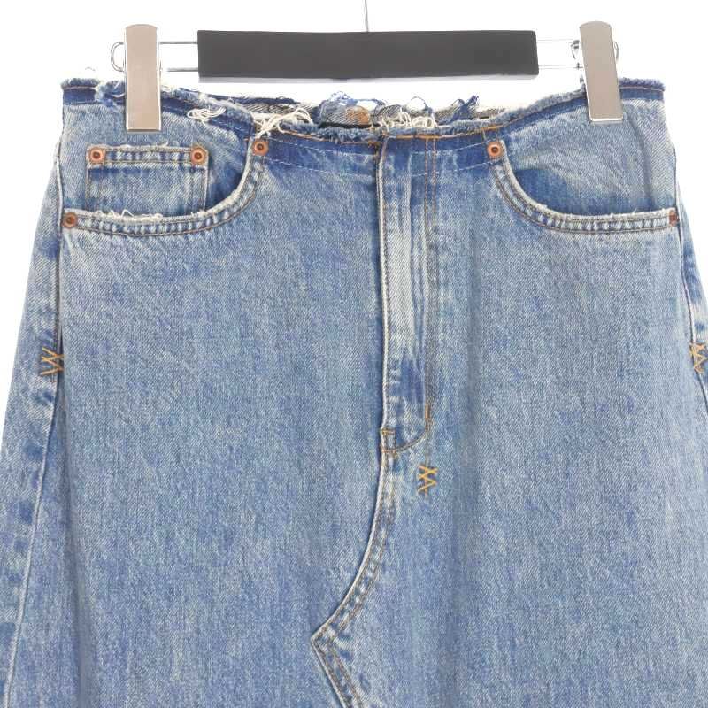 スビ Ksubi MUSE MAXI RIPPED CITY カットオフ デニムロングスカート 