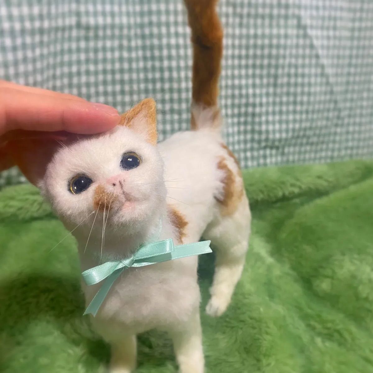 猫のフェルトアート メルカリでハロウィン！キラキラ子猫ちゃん