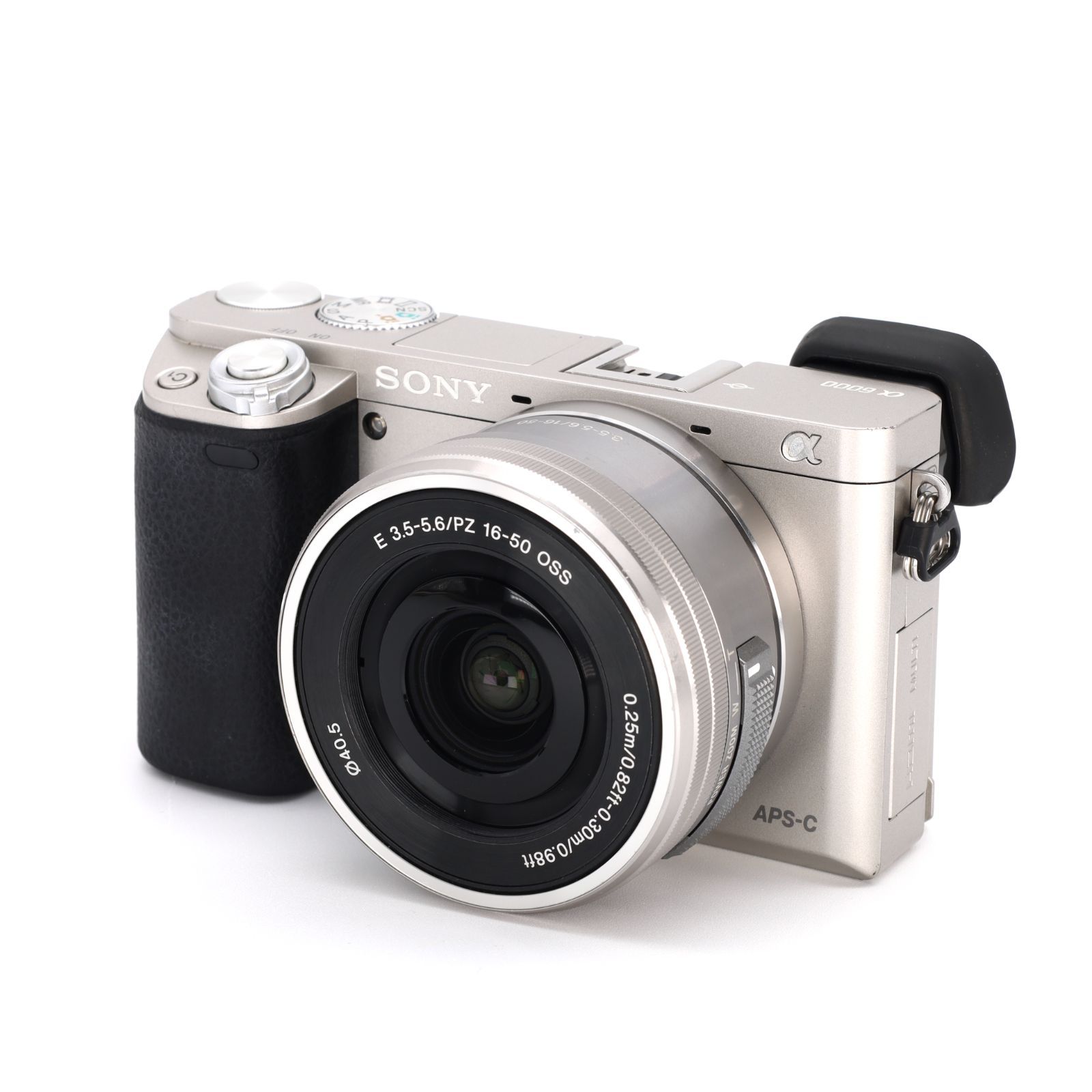 SONY ソニー α6000 ILCE-6000L パワーズームレンズキット シルバー _GP00007389