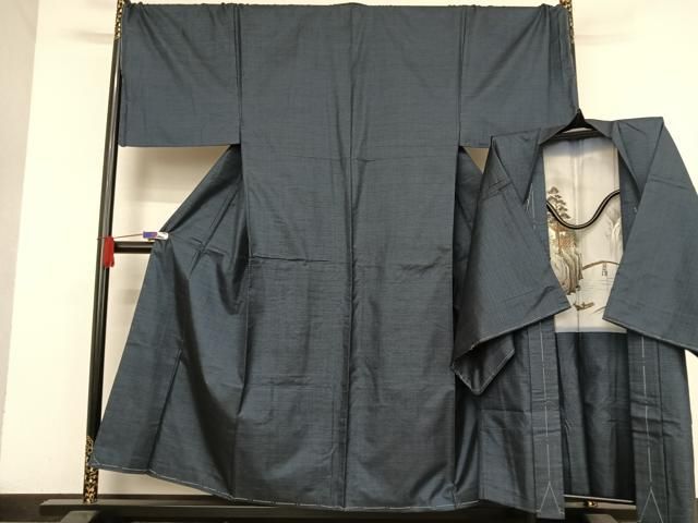 平和屋着物●男性　本場大島紬　アンサンブル　100亀甲　総詰め　キングサイズ　正絹　逸品　AAAU0079np 平和屋着物○男性 本場大島紬 アンサンブル 100亀甲 総詰め キング