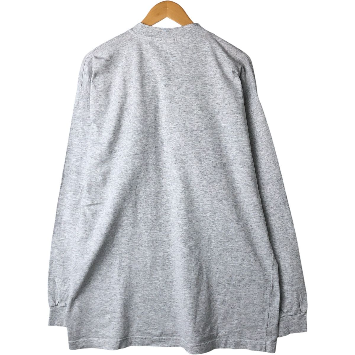 古着 80~90年代 アールイーアイ REI ヘンリーネック ロングTシャツ 