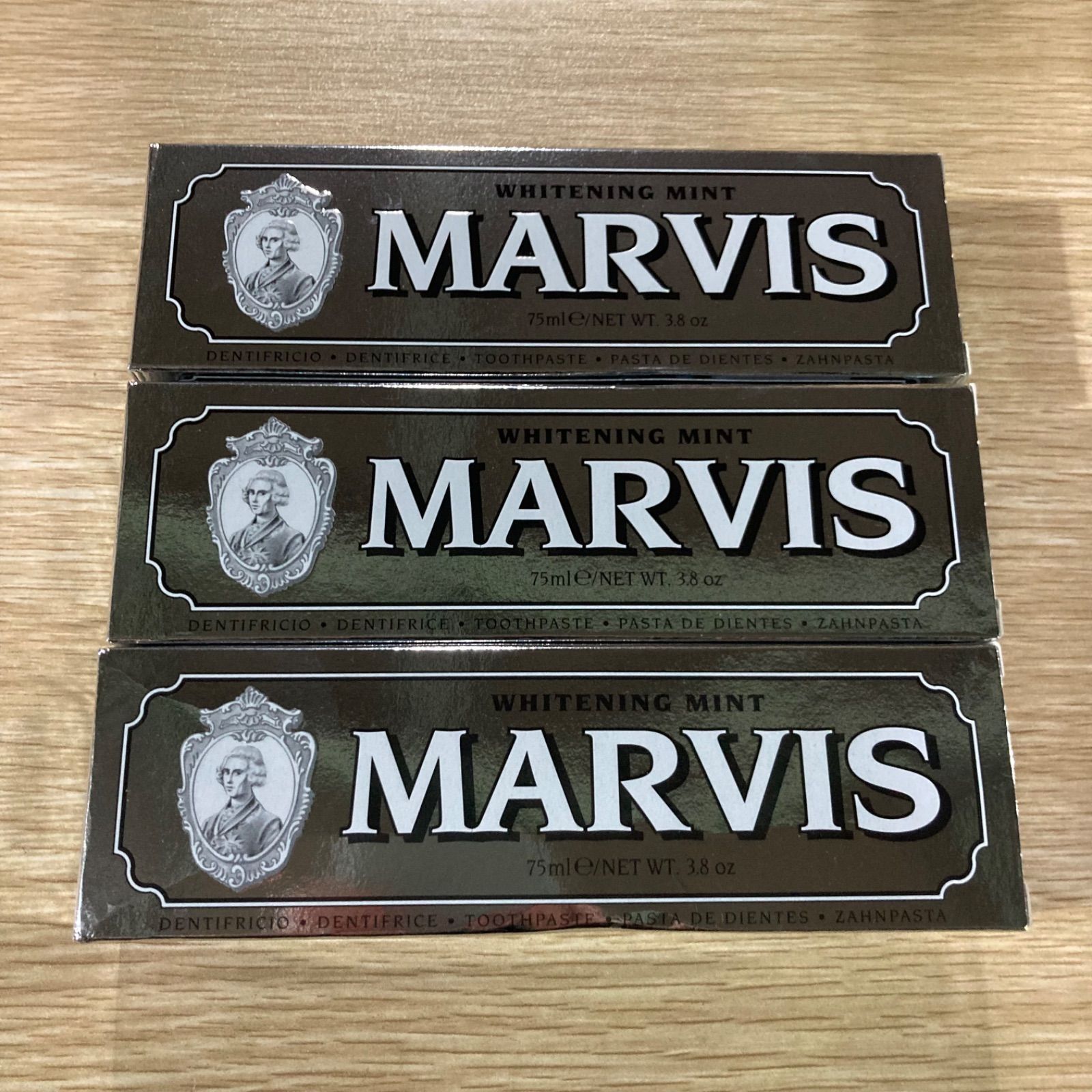 MARVIS　マーヴィス　ホワイト・ミント　3個セット　歯磨き粉