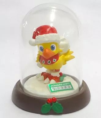 SQUARESOFTチョコボのドームマスコットクリスマス シリアルNO.1234 チョコボ ドームマスコット クリスマスバージョン フィギュア