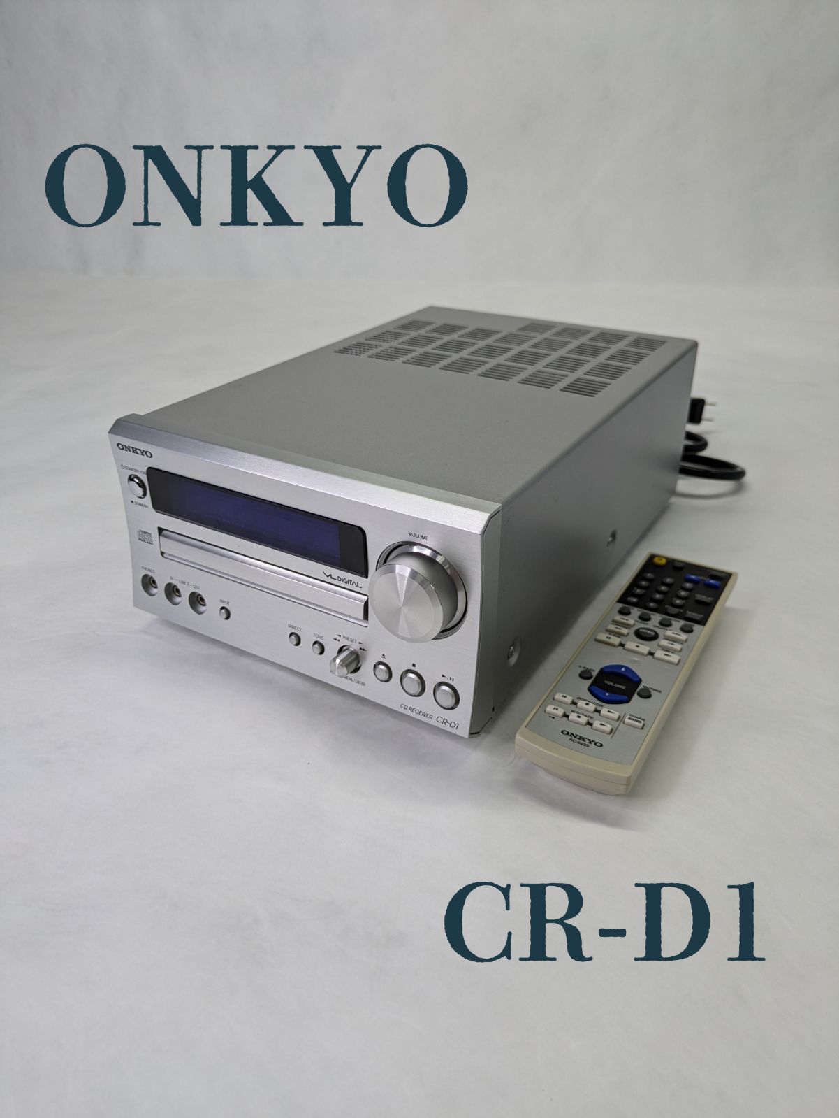 動作確認済み】ONKYO・オンキヨー・CR-D1・アンプ・CD・FM・チューナー - メルカリ