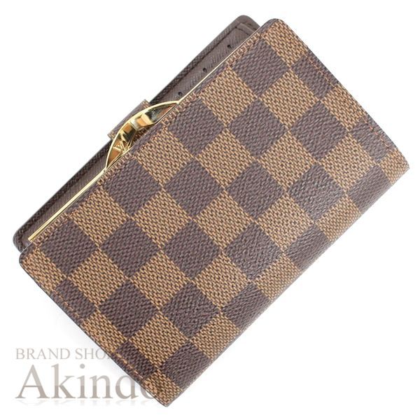 新品・未使用】ルイヴィトン 二つ折り財布 がま口 ダミエ  