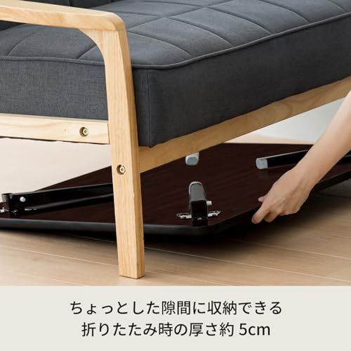 NK-90 ハウステーブル 90 完成商品 木目調 机 ブラウン 幅90cm×奥行60cm 折りたたみ ローテーブル 永井興産 MARWIL-DEMENAGEMENTS_CH