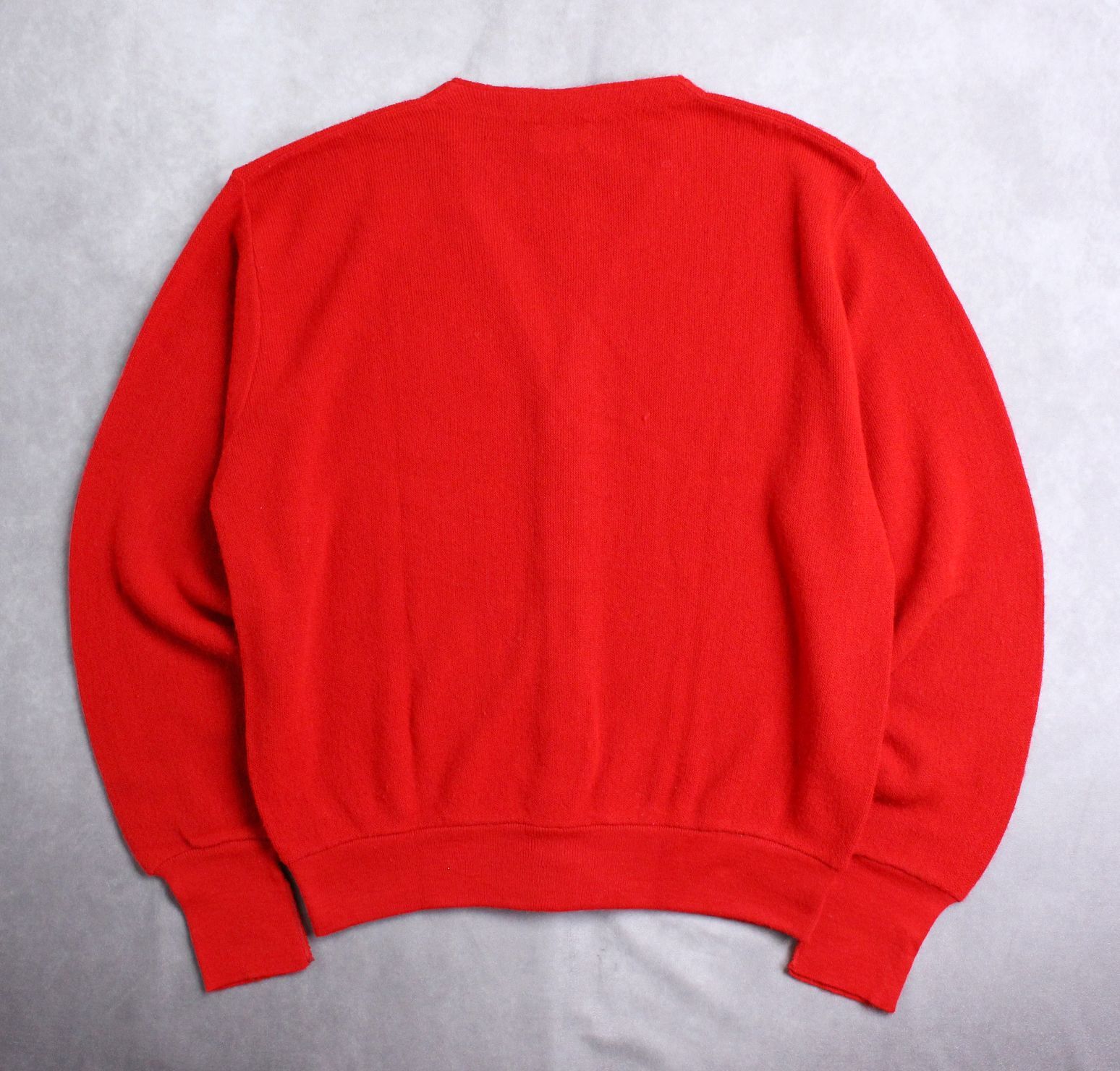 90 IZOD LACOSTE 80s-90s アクリルカーディガン L レッド 古着通販 サイト | IDENTITY official web store (アイデ