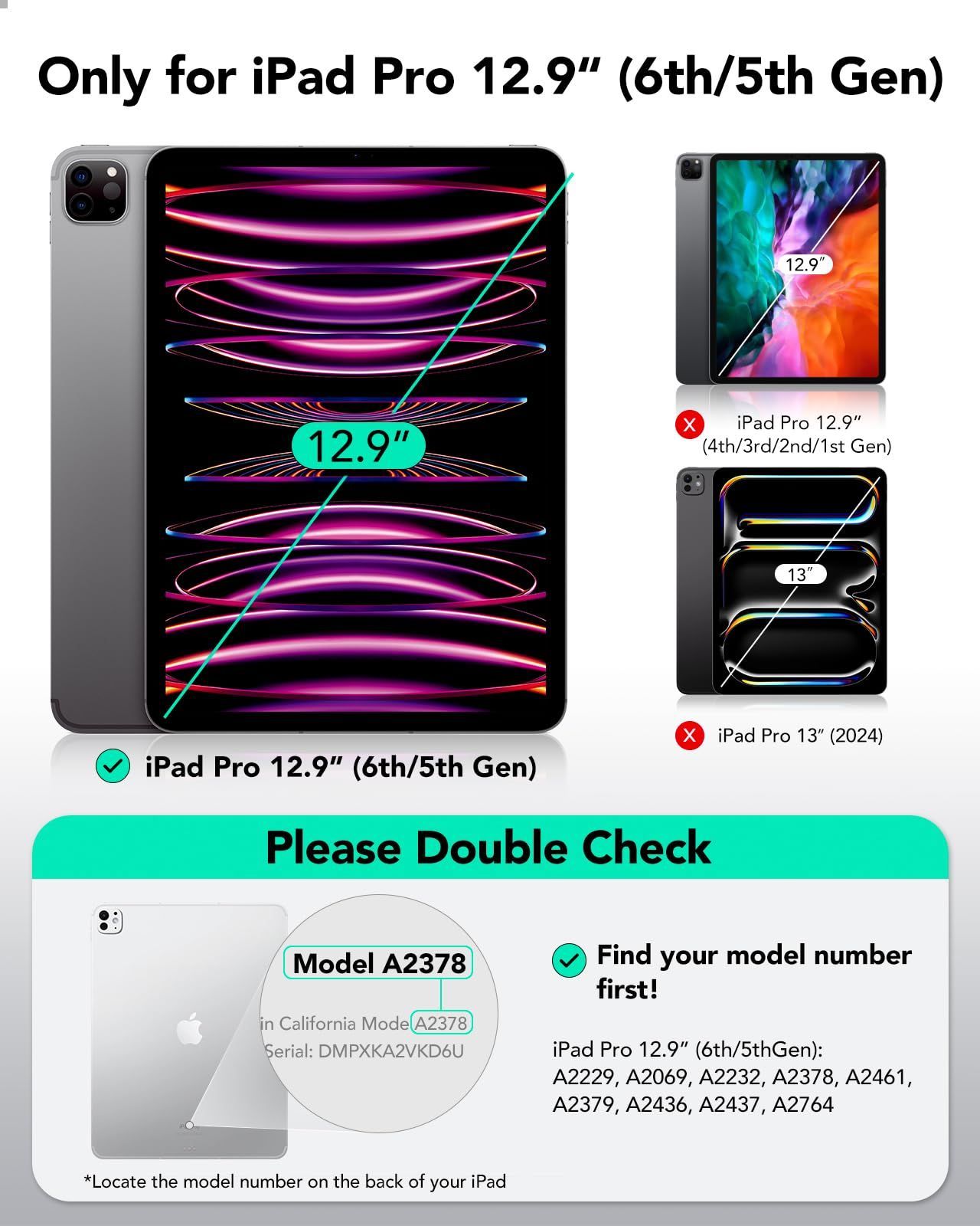 2025 2021 第6 5世代 取外し なマグネットカバー付き回転式ケース ケース 縦向き 横向きスタンド 12.9 9段階の角度調節 Pro 頑丈な保護 iPad Shiftシリーズ ESR ブルー CHRISTIANNAURATH_COM_BR