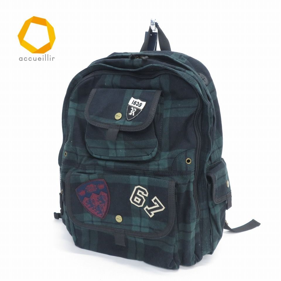 ラルフローレン RalphLauren バックパック リュック チェック ワッペン