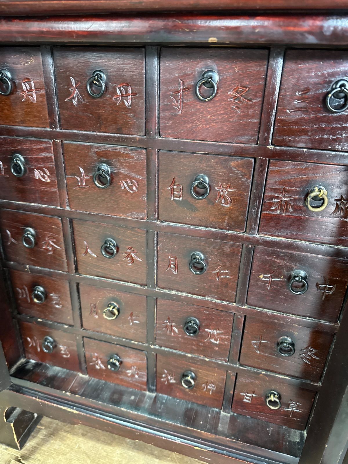 薬箪笥 李朝家具 ヤクジャン アジアン家具 骨董 李朝家具の韓国箪笥