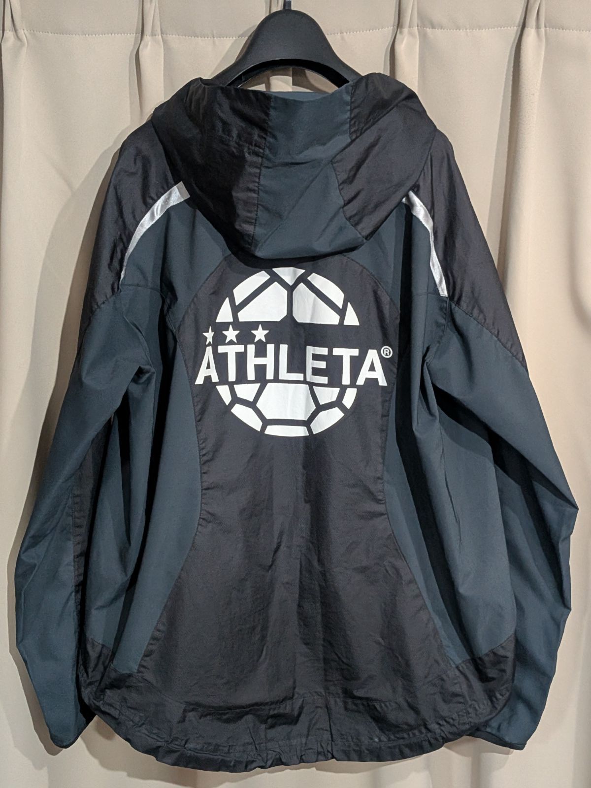 ATHLETA アスレタ ウィンドブレーカー 上下 セットアップ 黒 ML 【公式
