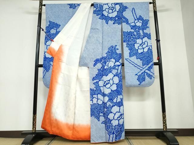 平和屋着物●豪華振袖　総絞り　草花文　正絹　逸品　DAAY5282ud 平和屋着物○豪華振袖 総絞り 草花文 正絹 逸品 DAAY5282ud - メルカリ