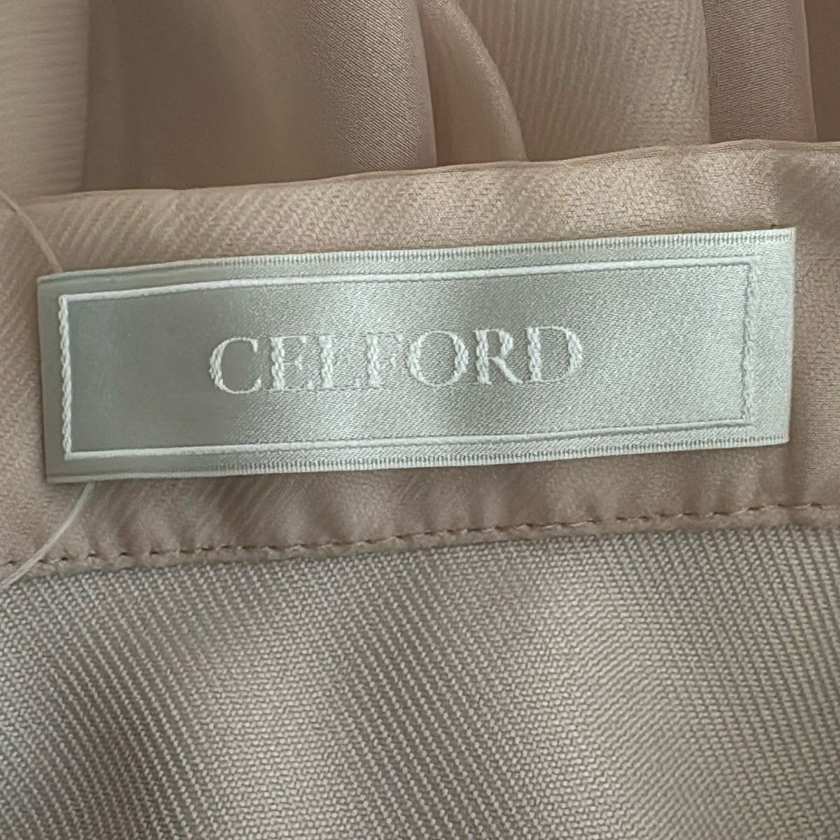 CELFORD セルフォード ロングスカート サイズ36 S レディース - ピンクベージュ マキシ丈 シースルー SIROKUMA-CORPORATION_COM