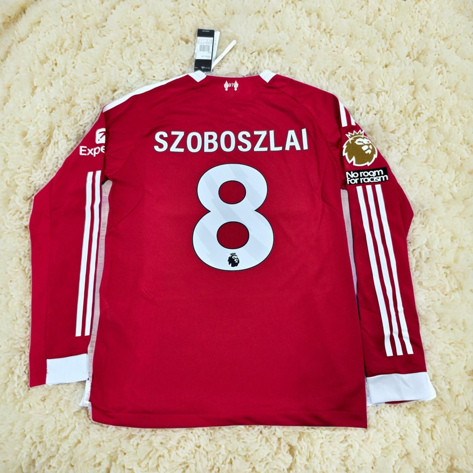 25-26 リヴァプール ユニフォーム ジャージ 長袖 8番ソボスライ adidas